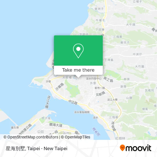 星海別墅地圖