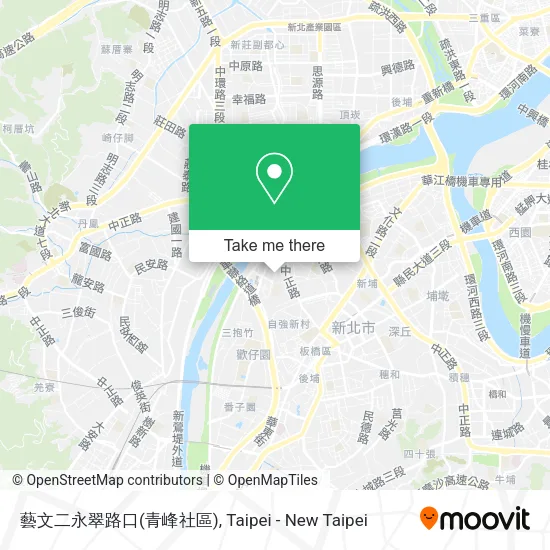 藝文二永翠路口(青峰社區) map