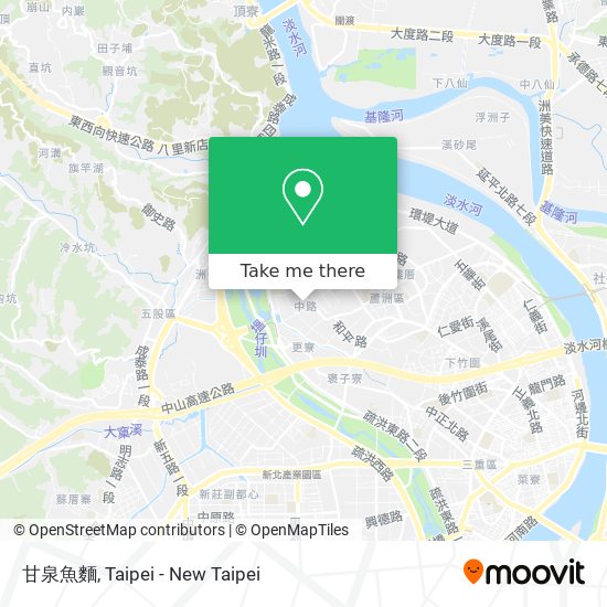 甘泉魚麵 map