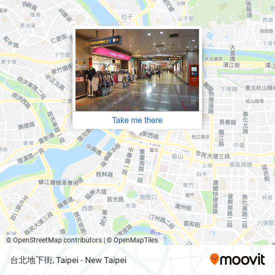 台北地下街 map