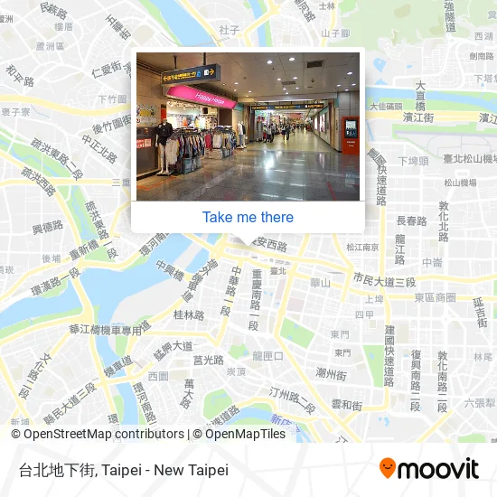 台北地下街地圖