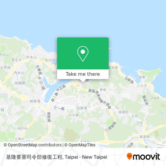 基隆要塞司令部修復工程 map