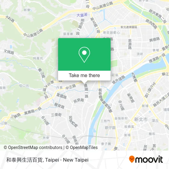和泰興生活百貨地圖