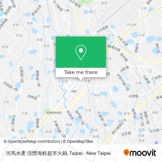 河馬水產 活體海鮮超市火鍋 map