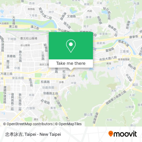 忠孝詠吉 map