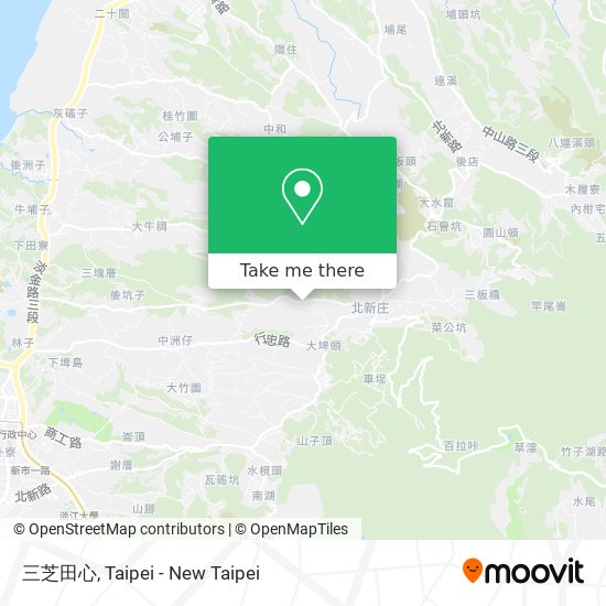 三芝田心地圖