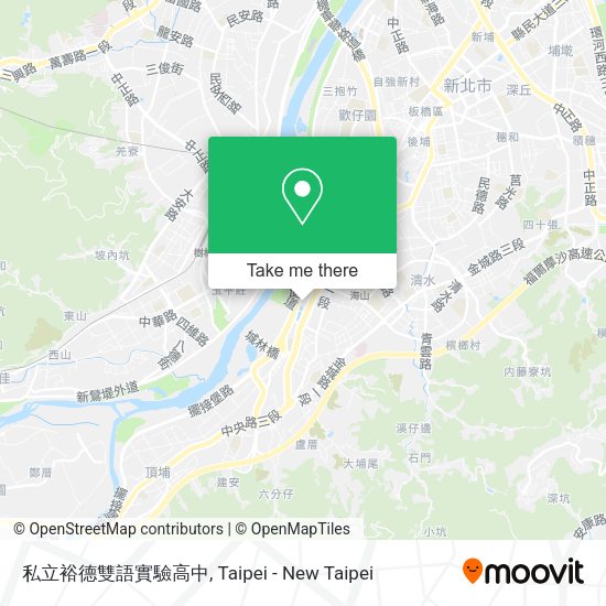 私立裕德雙語實驗高中地圖