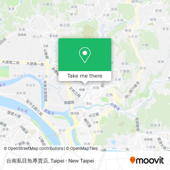 台南虱目魚專賣店 map