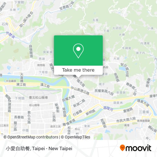 小愛自助餐 map