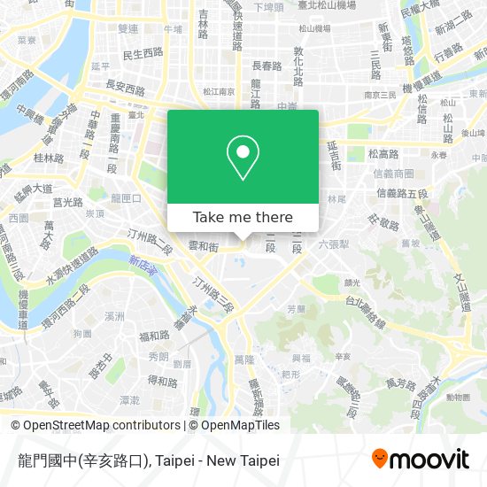 龍門國中(辛亥路口) map