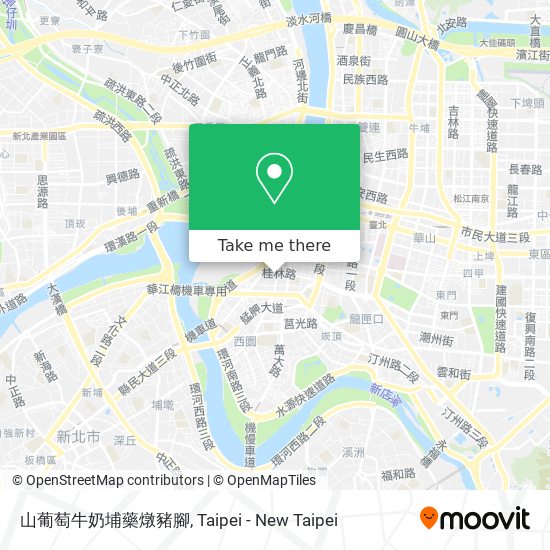 山葡萄牛奶埔藥燉豬腳 map