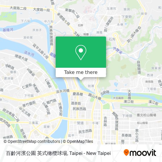 百齡河濱公園  英式橄欖球場 map