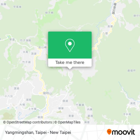 Yangmingshan map