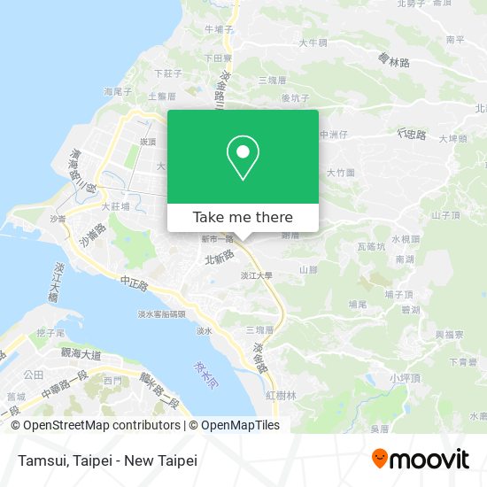 Tamsui地圖