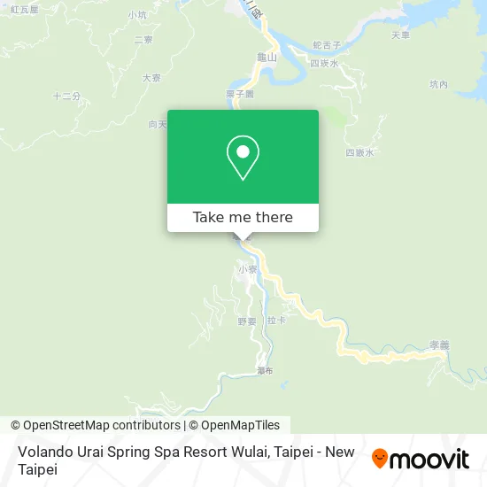 Volando Urai Spring Spa Resort Wulai map