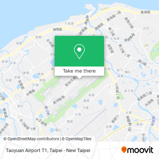 Taoyuan Airport T1 map