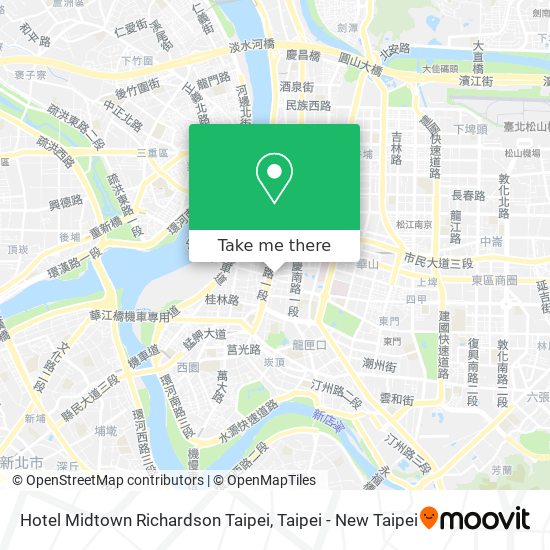 Hotel Midtown Richardson Taipei map