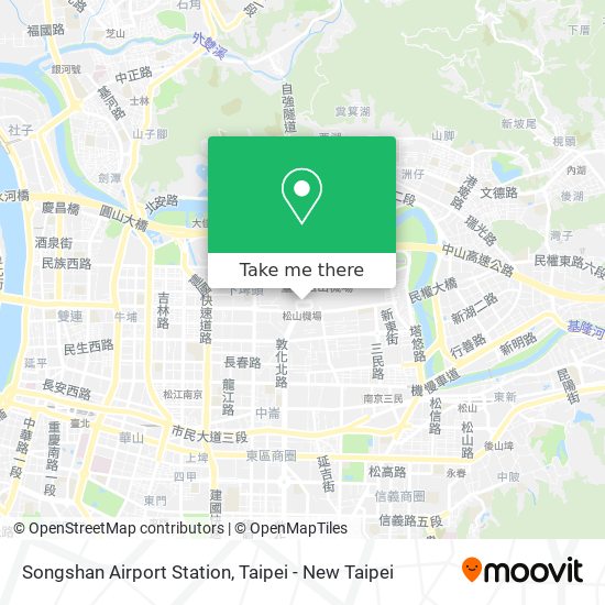 Songshan Airport Station地圖