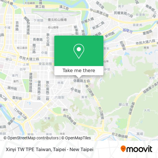 Xinyi TW TPE Taiwan地圖