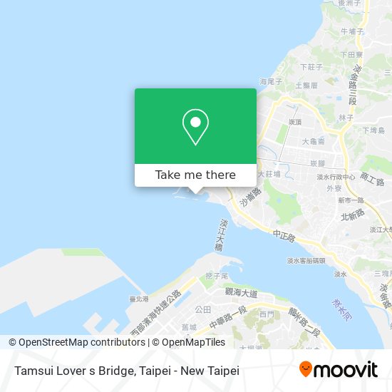 Tamsui Lover s Bridge map