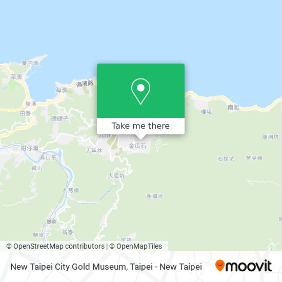 New Taipei City Gold Museum map