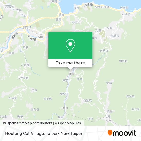 Houtong Cat Village地圖