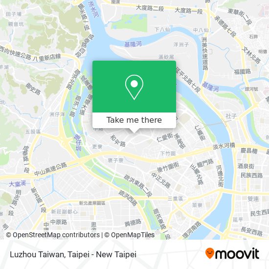 Luzhou Taiwan map
