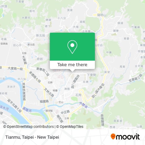 Tianmu map