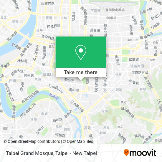 Taipei Grand Mosque map