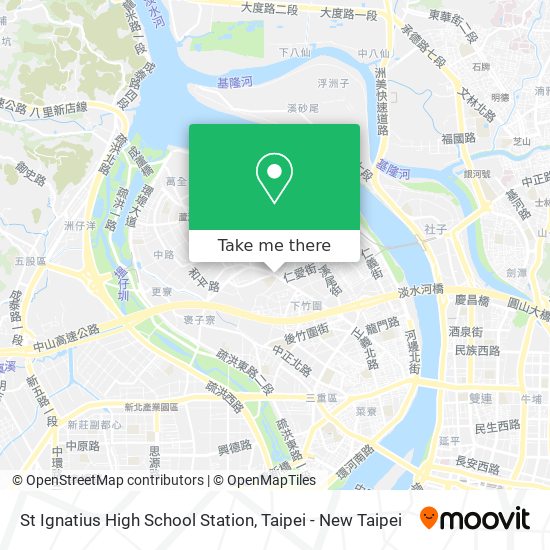 St Ignatius High School Station map