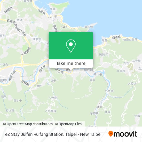 eZ Stay Juifen Ruifang Station地圖