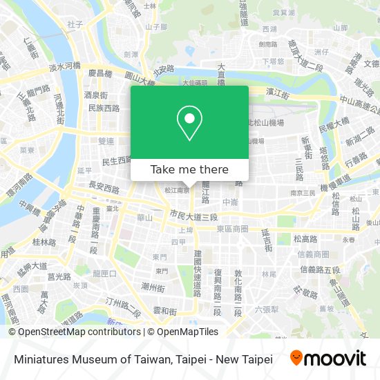 Miniatures Museum of Taiwan map