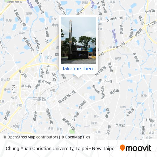 Chung Yuan Christian University map