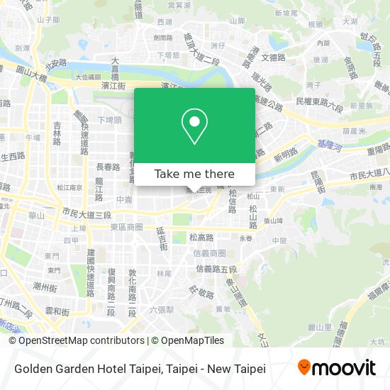 Golden Garden Hotel Taipei map