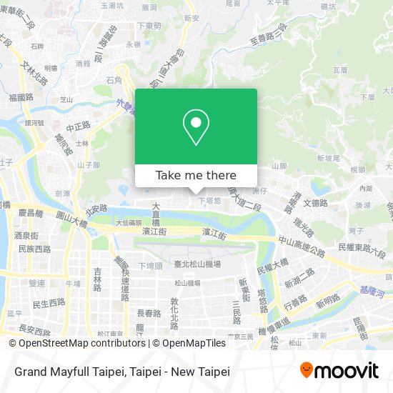 Grand Mayfull Taipei map