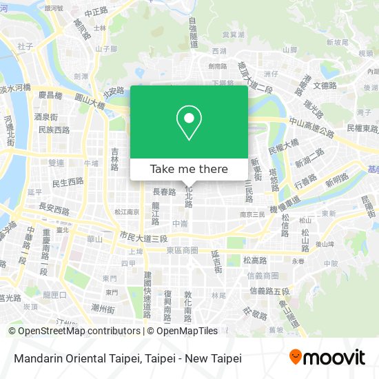 Mandarin Oriental Taipei map