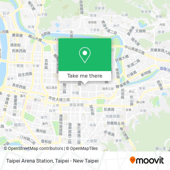 Taipei Arena Station map