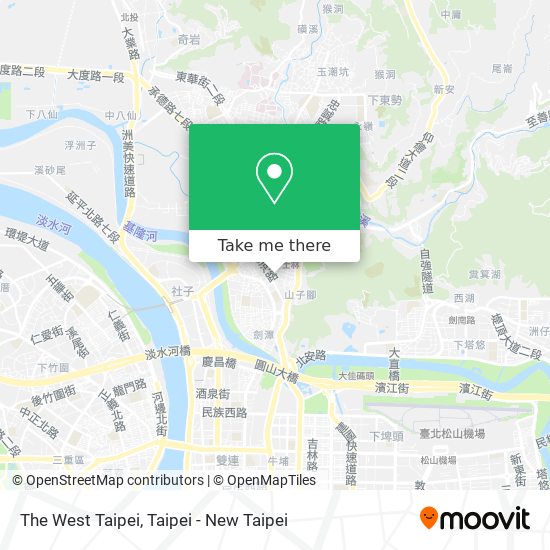 The West Taipei map