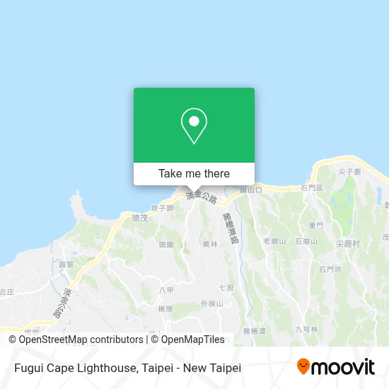 Fugui Cape Lighthouse map