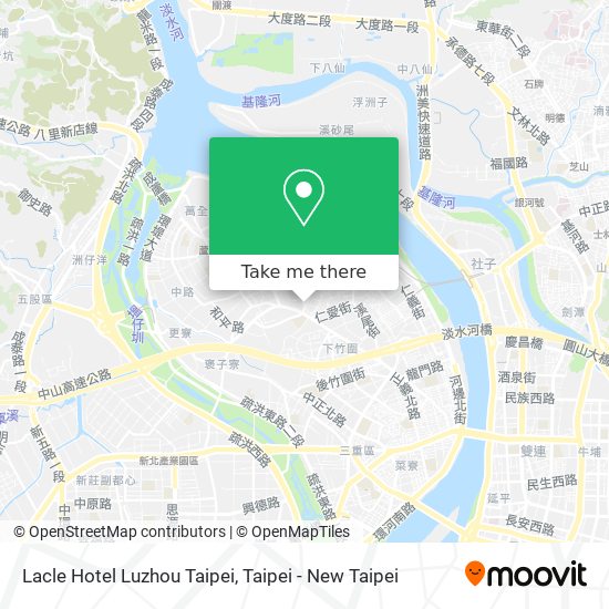 Lacle Hotel Luzhou Taipei map