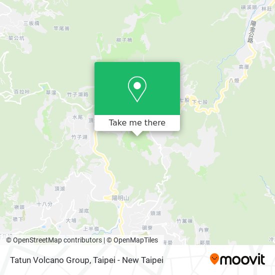 Tatun Volcano Group map