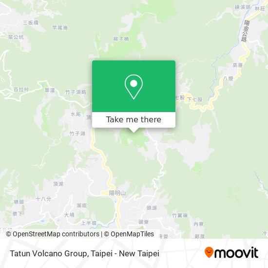 Tatun Volcano Group地圖