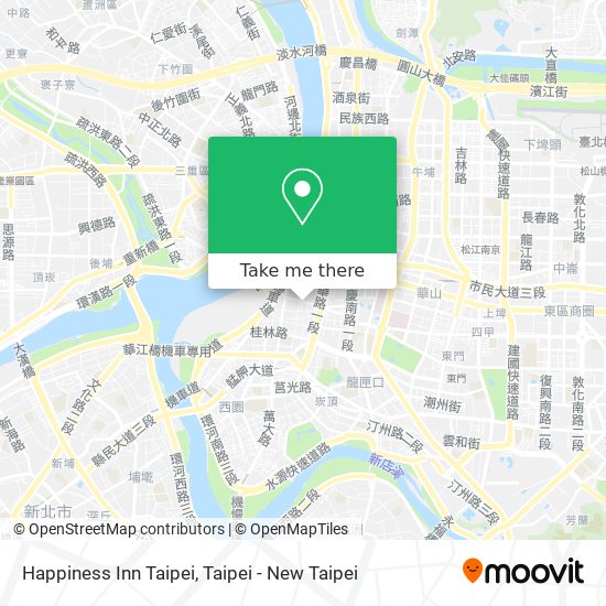 Happiness Inn Taipei map
