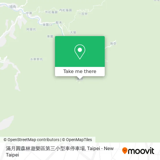 滿月圓森林遊樂區第三小型車停車場 map