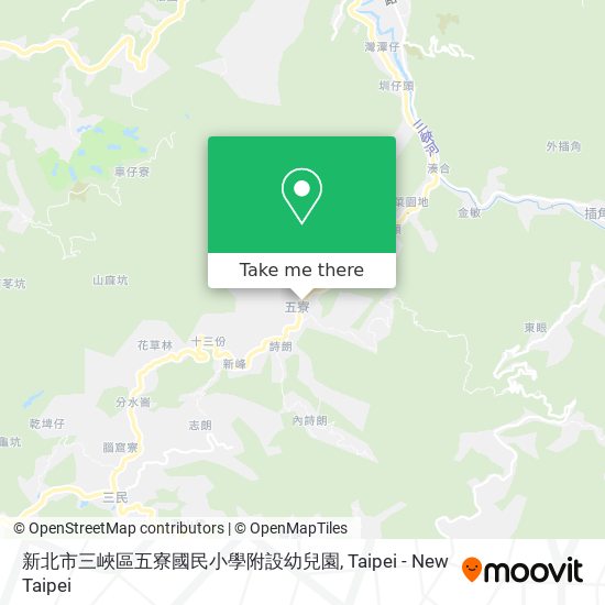 新北市三峽區五寮國民小學附設幼兒園地圖