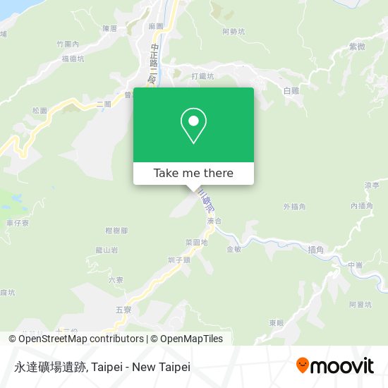 永達礦場遺跡 map