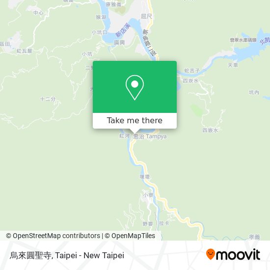 烏來圓聖寺地圖