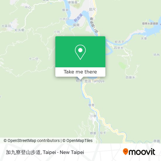 加九寮登山步道 map