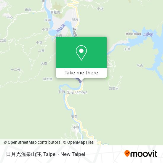 日月光溫泉山莊地圖