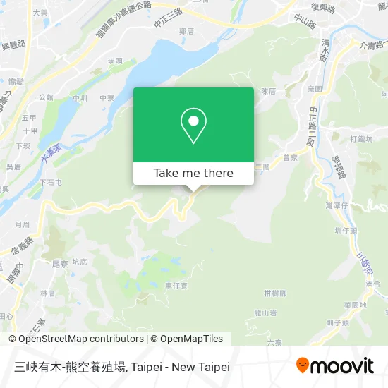 三峽有木-熊空養殖場 map